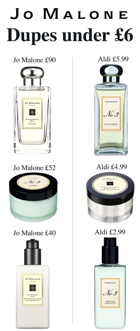 jo malone perfume dupes|jo malone dupes aldi.